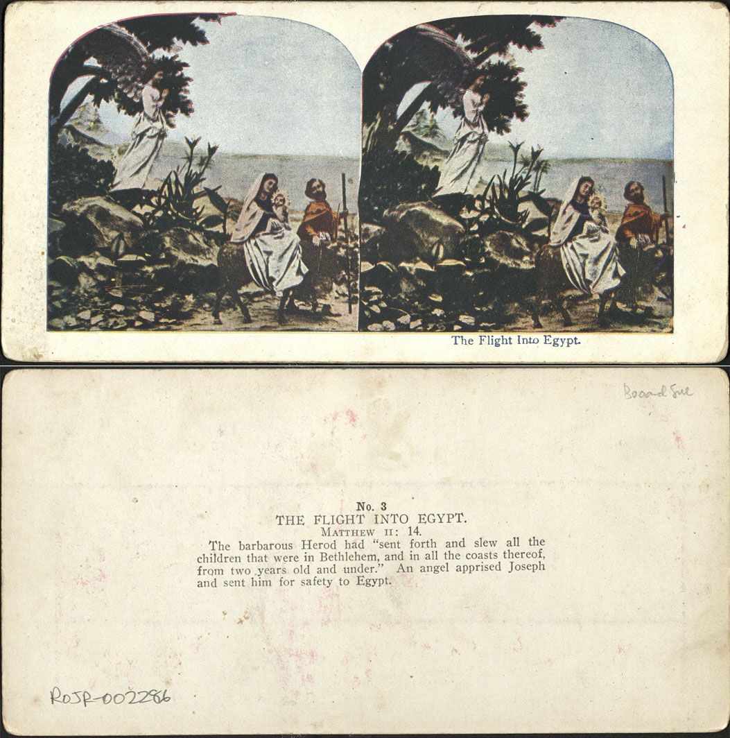 The Flight Into Egypt.